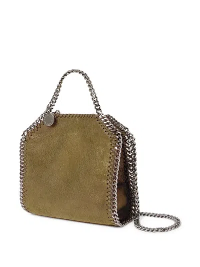 Stella Mccartney Falabella Mini Tote Bag With Chain Trim