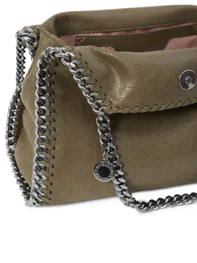Stella Mccartney Falabella Mini Tote Bag With Chain Trim