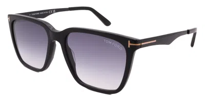 Tom Ford Sunglasses Ft0862/s-01b-54-17-145 Non-polarized In Black