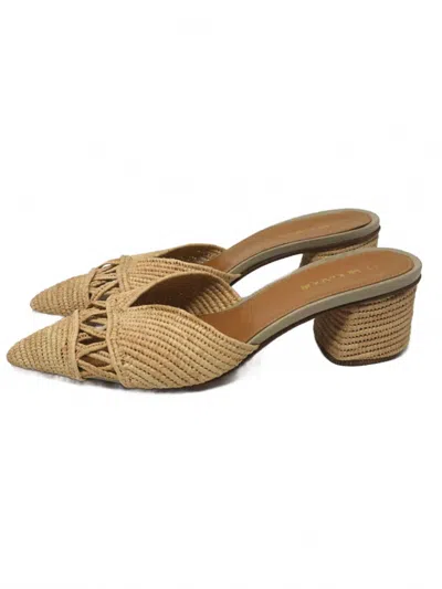 Le Mogador Women's Farah Heel In Nude In Brown