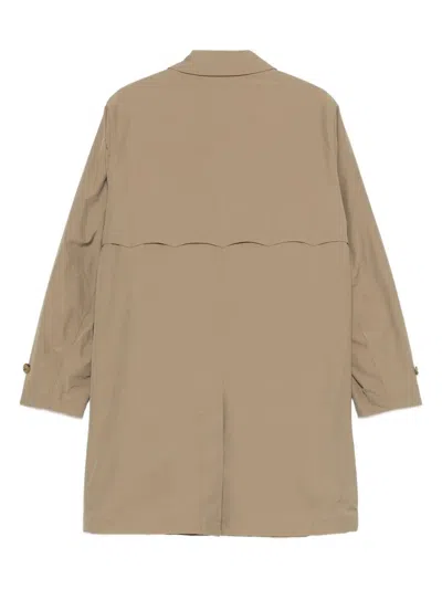 Baracuta G10 Detachable Trench Coat With Wind Flap Clothing In Nude