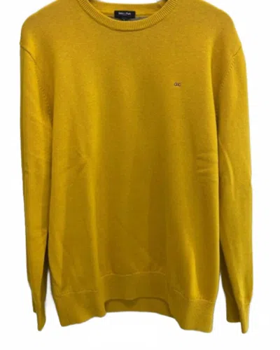 Eden Park Women's Plain Knit Sweater In Mustard In Yellow