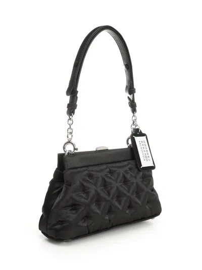 Maison Margiela Glam Slam Embroidery Clutch Small Shoulder Bags Black