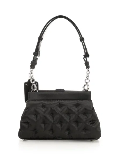 Maison Margiela Glam Slam Embroidery Clutch Small Shoulder Bags Black