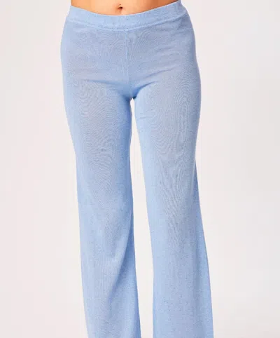 Angel Apparel Lounge Pant In Sky Blue In Blue
