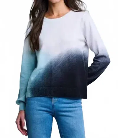 Lisa Todd Color Haze Sweater In Blue Combo In Multi