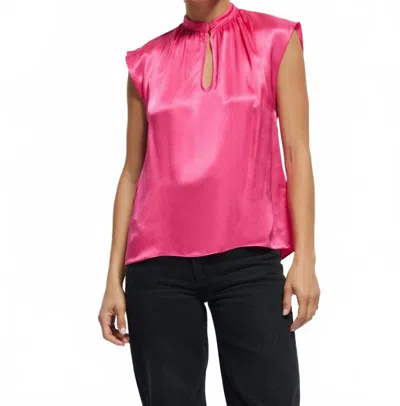 Nation Ltd Jeanne Sleeveless Top In Pink Flambe In Multi