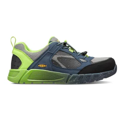 Keen Men's Raleigh Aluminum Toe Work Shoe In Neutral Grey/green In Green