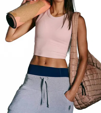 Free People Free Throw Muscle Tank Top In Ballet Slipper In Pink
