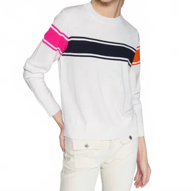 Vilagallo Ski Long Sleeve Sweater In Ecru In White