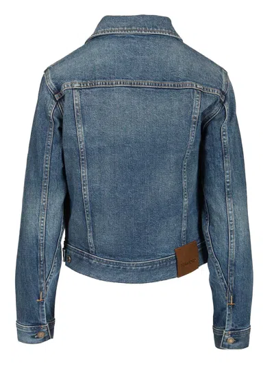 Tom Ford Japanese Stonewashed Denim Jacket Jackets Blue In Blue