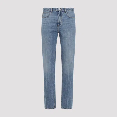 Marni Deep Blue Cotton Washed Bull Denim 5-pocket Jeans