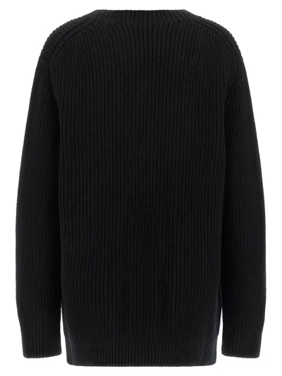 Dolce & Gabbana Jewel Buttons Cardigan Sweaters And Cardigans Black In Black