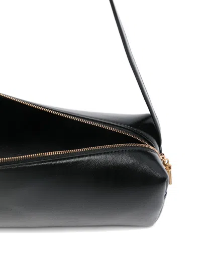 Khaite Kye Glossed-leather Shoulder Bag