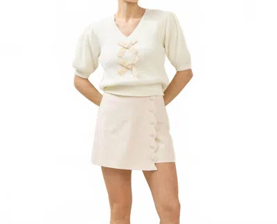 Able Nellie Skort In Beige In Neutral