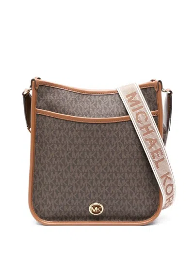 Michael Kors Large Messenger Bag In Brown