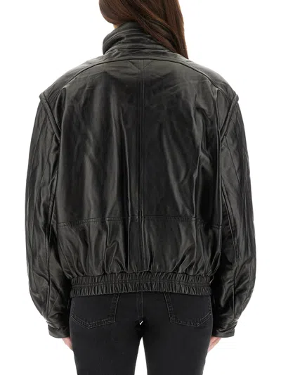 Isabel Marant High Collar Jacket Featuring Buckle Detail In Black