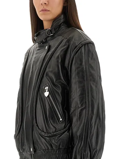 Isabel Marant High Collar Jacket Featuring Buckle Detail In Black