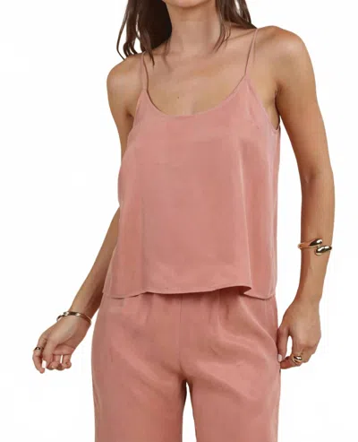 Sadie & Sage Heritage Tank Top In Rose Tan In Pink