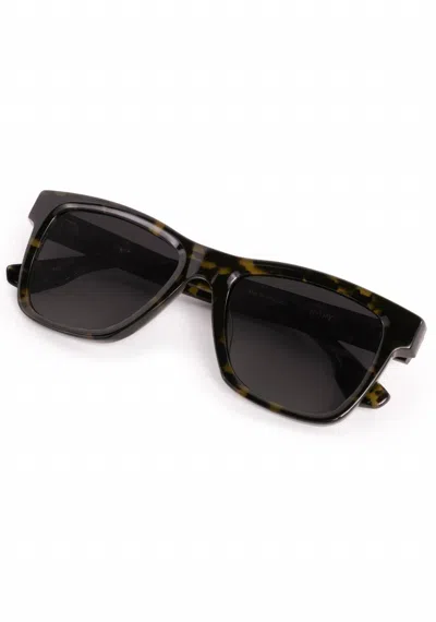 Krewe Unisex Rory Sunglasses In Tortuga Noir In Brown