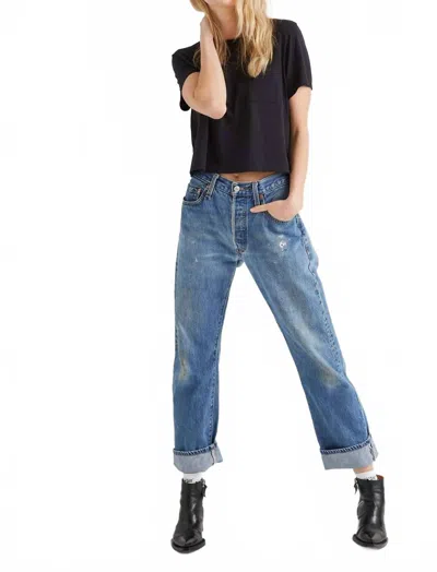 Richer Poorer Boxy Crop Tee In Black In Black