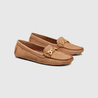 Gh Bass Women's Dylan Chain Driver Loafer In Tan In Brown