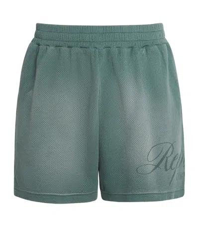 Represent Mesh Owners Club Shorts In Green