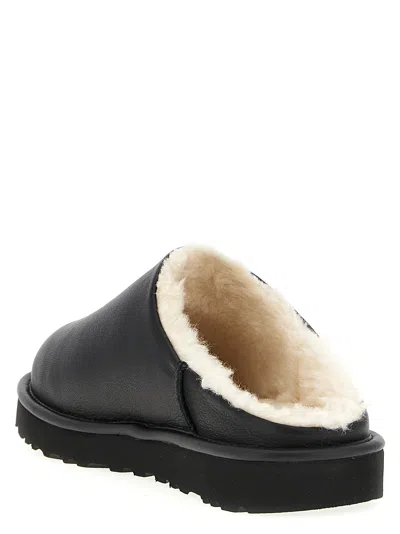 Ugg M Classic Slip-on Flat Shoes Black In Black