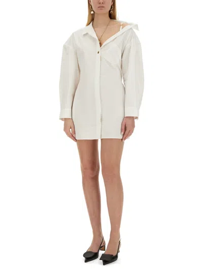 Jacquemus Women's La Mini Robe Chemise Dress In Multi