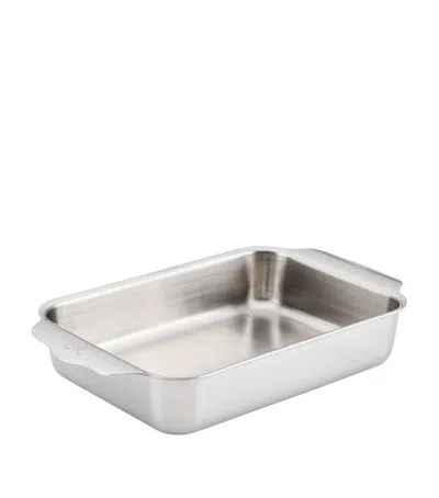 Hestan Stainless Steel Rectangular Baker In Silver