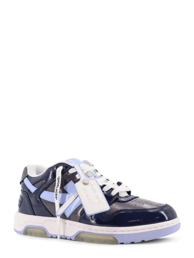 Off-white Ooo Patent Lea Low-top Patent Leather Sneakers In Multi