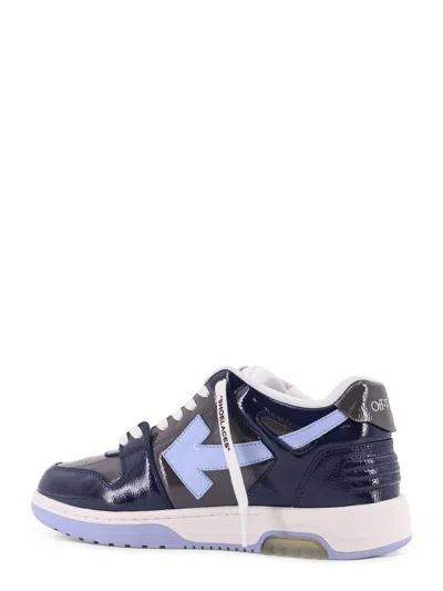 Off-white Ooo Patent Lea Low-top Patent Leather Sneakers In Multi