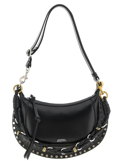 Isabel Marant Oskan Moon Shoulder Bag In Black
