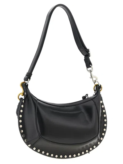 Isabel Marant Oskan Moon Shoulder Bag In Black
