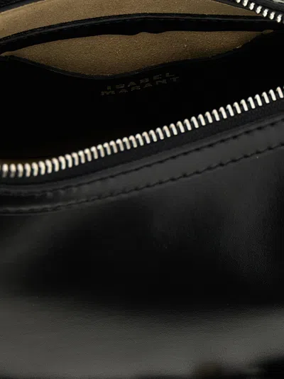 Isabel Marant Oskan Moon Shoulder Bag In Black