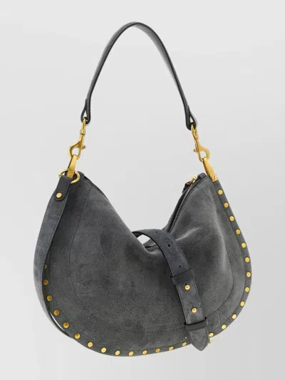 Isabel Marant Oskan Logo Stamped Crossbody Bag