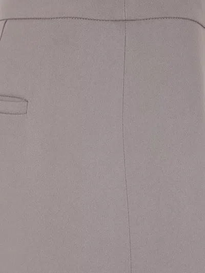 Joseph High Waist Wide Leg Trousers In Brown