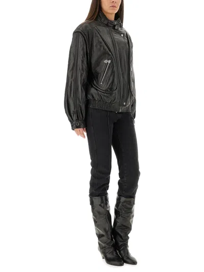 Isabel Marant Five-pocket Trousers With Belt Loops And Contrast Stitching In Multi