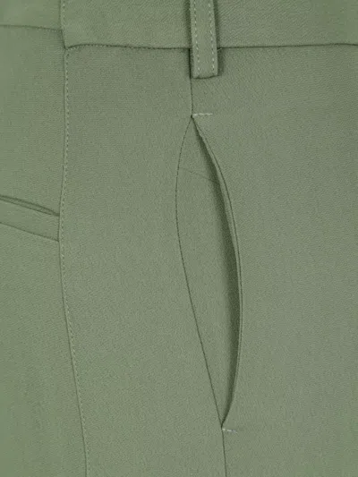 Semicouture Tailored Trousers With Pleats And Pockets In Multi