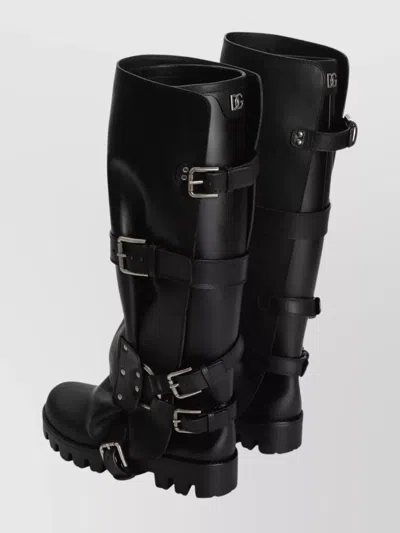 Dolce & Gabbana Dolce&gabbana Women Buckle Boots In Black