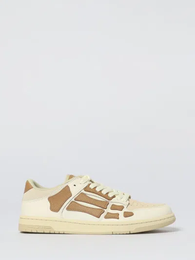 Amiri Rubber Sole Low Top Sneakers In Brown