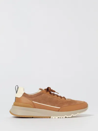 Brunello Cucinelli Sneakers  Men Color Leather In Brown