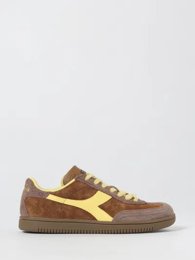 Diadora Suede Sneakers In Brown