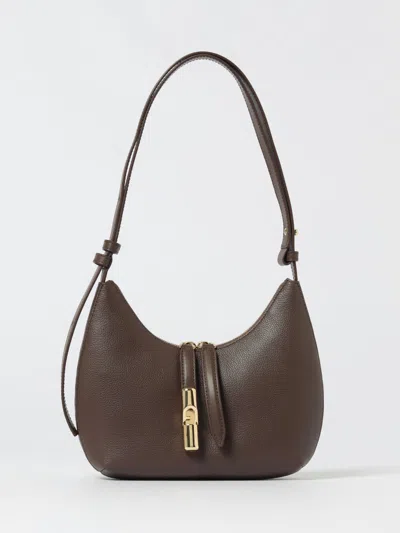 Furla Drop Shoulder Bag In Brown
