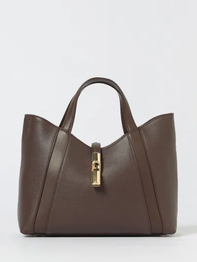 Furla Goccia Tote Bag In Blue