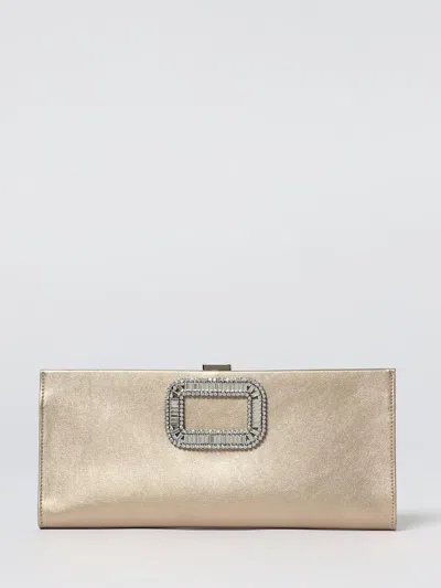 Roger Vivier Buckle Tote Bag In Metallic
