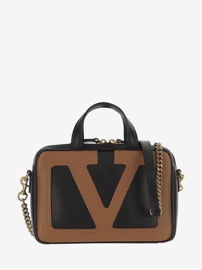 Valentino Viva Superstar Small Vlogo Leather Duffle Top-handle Bag In Multi