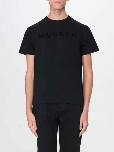 Alexander Mcqueen Alexander Mc Queen T Shirt With Logo In Black