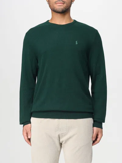 Polo Ralph Lauren Men's Sweaters Ralph Lauren - Ls Cn Pp Long Sleeve Pullover - Green In Green