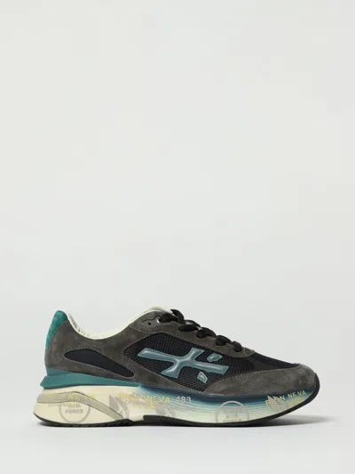 Premiata Moerun Var. 7772 Sneaker In Gray